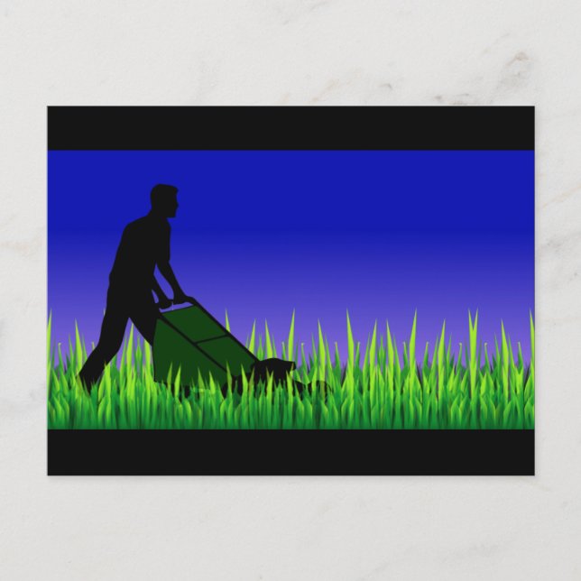 green scene lawn care postcard (Front)