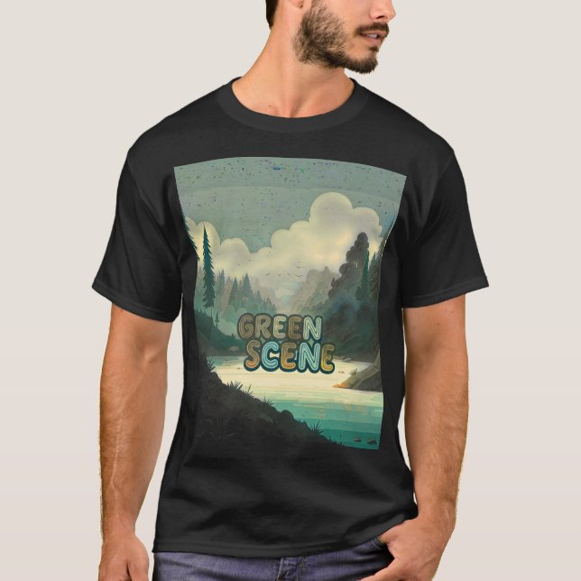 Green Scene T-Shirt (Front)