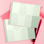 Green School Weekly Planner Notepad<br><div class="desc">The ultimate addition to your collection of pretty school supplies. Perfect for organizing your week, this notepad is a back to school supplies essential and one of the school must haves for every student. Ideal for school supplies highschool, middle school supplies, and college school supplies, it combines functionality with style....</div>