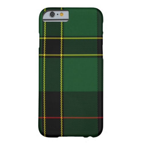 Green Scottish Highlands Clan Tartan Barely There iPhone 6 Case
