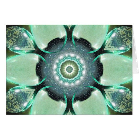 Green Sea Glass Mandala (Front Horizontal)