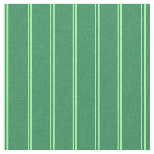 Green & Sea Green Colored Lines Fabric