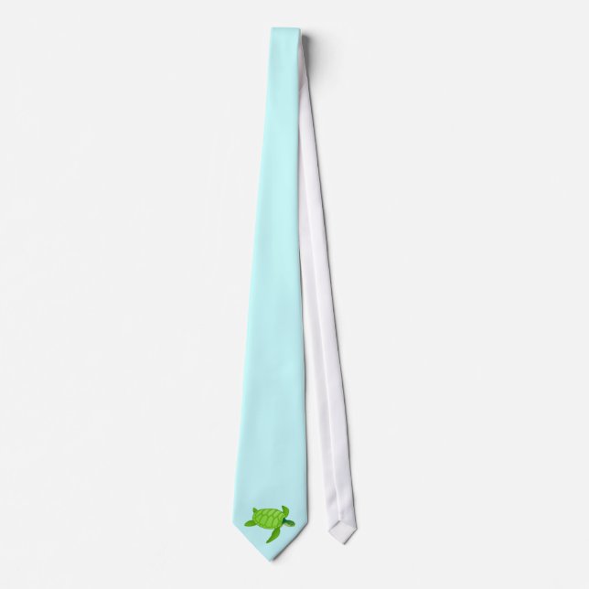 Green sea turtle-30 tie (Front)