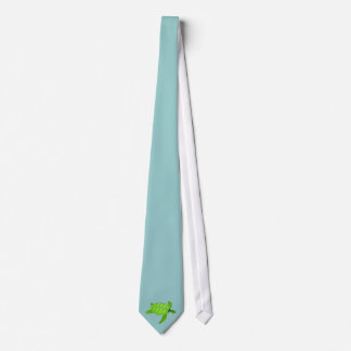Green sea turtle-31 neck tie