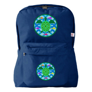 Green Sea Turtle American Apparel™ Backpack