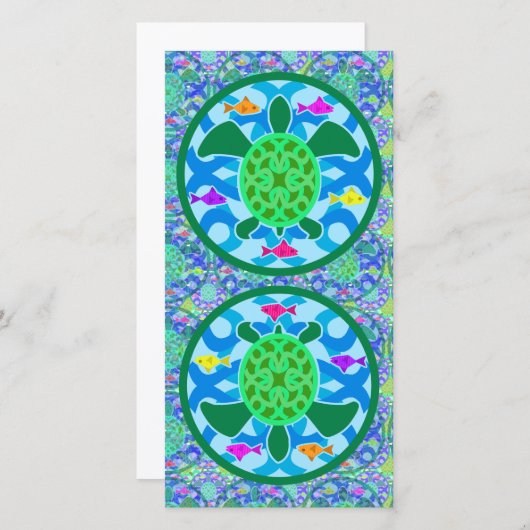 Green Sea Turtle Big Bookmark (Front/Back)