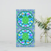 Green Sea Turtle Big Bookmark (Standing Front)