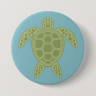 Green Sea Turtle Button