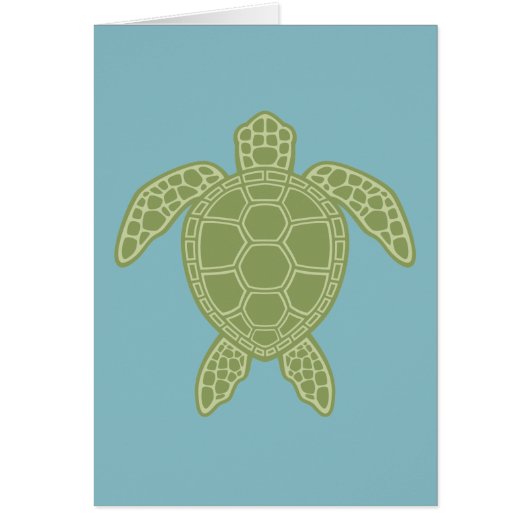 Green Sea Turtle Cards (Front)