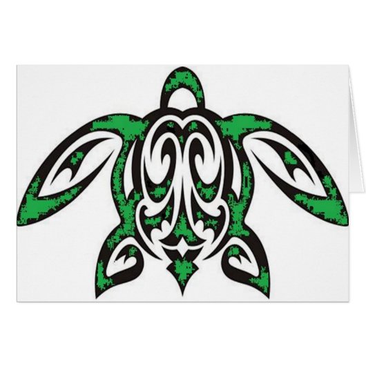 Green sea turtle cards (Front Horizontal)