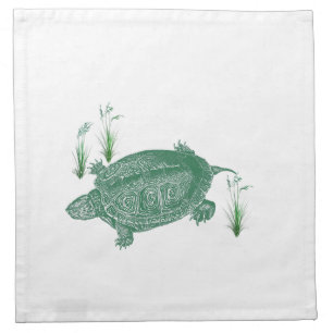 Green Sea Turtle Cloth Napkin