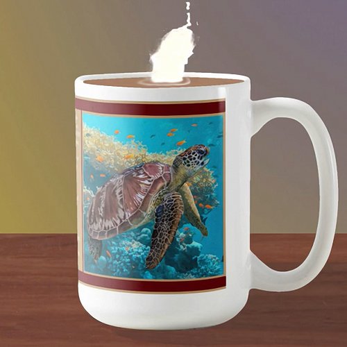 Green Sea Turtle Coffee Mug