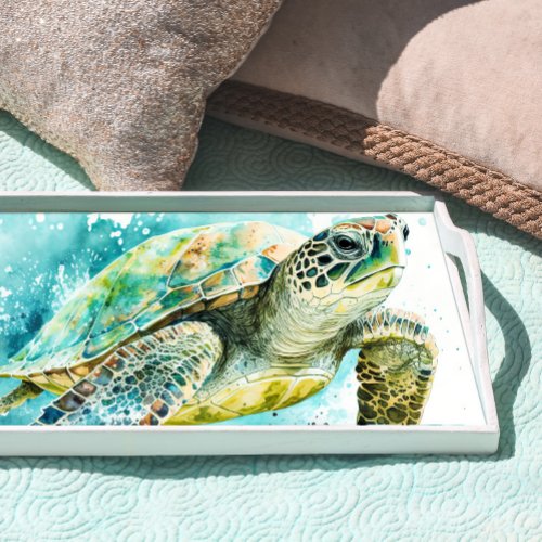 Green Sea Turtle Decoupage Tissue Paper