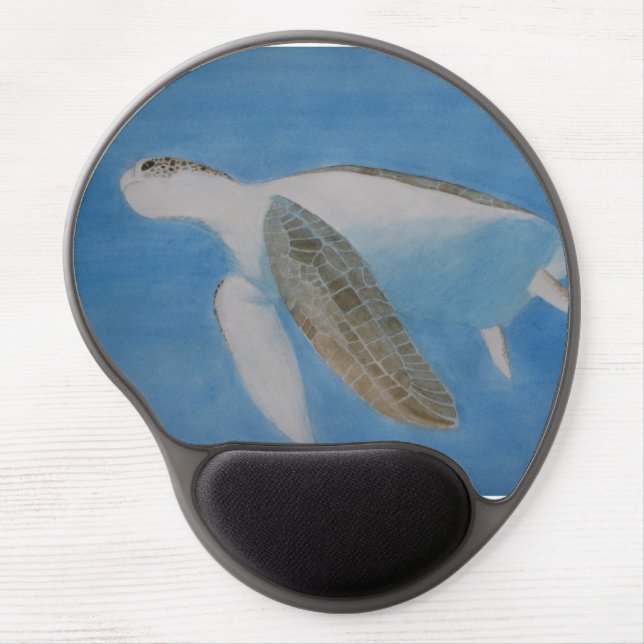 Green Sea Turtle Gel Mouse Pad (Front)
