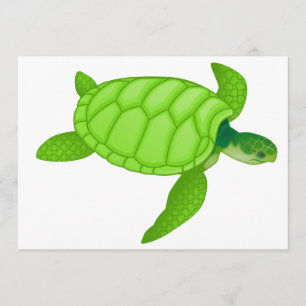 Green Sea Turtle Invitations