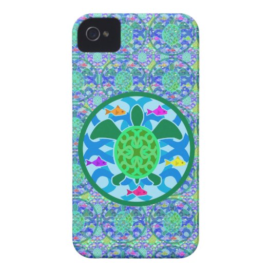 Green Sea Turtle iPhone Case (Back)