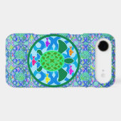 Green Sea Turtle iPhone Case (Back (Horizontal))