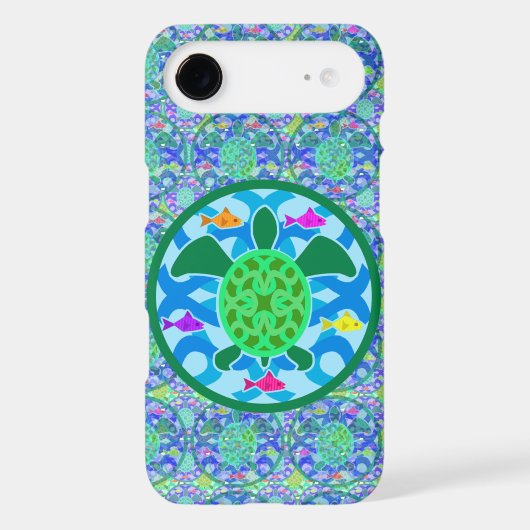 Green Sea Turtle iPhone Case (Back)
