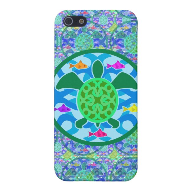 Green Sea Turtle iPhone Case (Back)