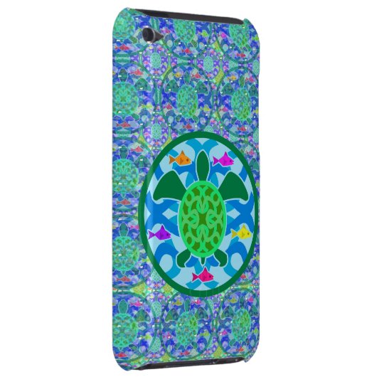 Green Sea Turtle iPod Touch Case (Back/Right)
