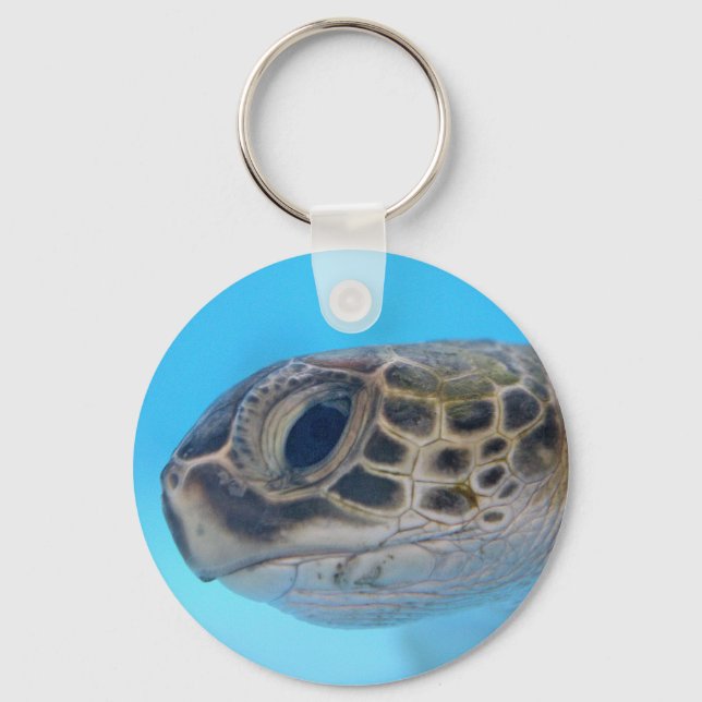 Green Sea Turtle keychain (Front)