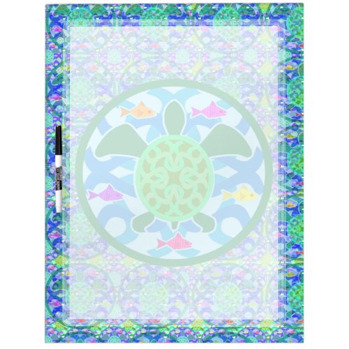 Green Sea Turtle Large Dry Erase Board