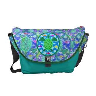 Green Sea Turtle Messenger Bag