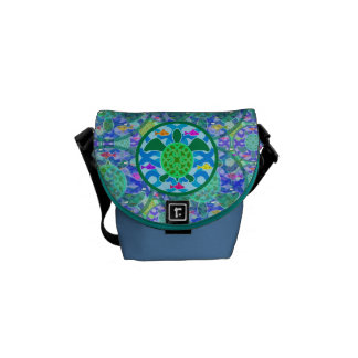 Green Sea Turtle Messenger Bag