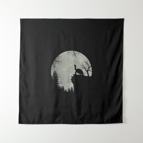 Green Sea Turtle Ocean Turtle Howling Est Moon Tapestry