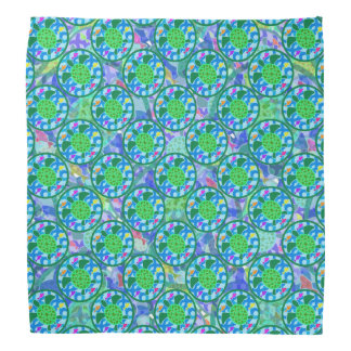 Green Sea Turtle Pattern Bandana