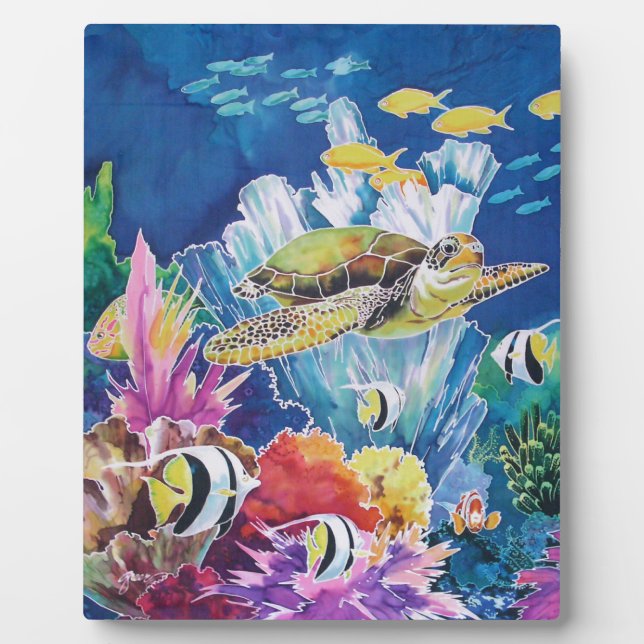 Green sea turtle plaque (Front)