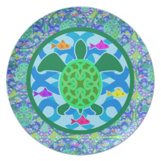 Green Sea Turtle Plate