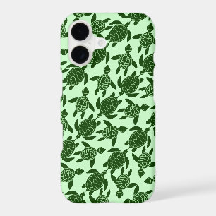 Green Sea Turtle Pretty Animal Pattern iPhone 17 Case