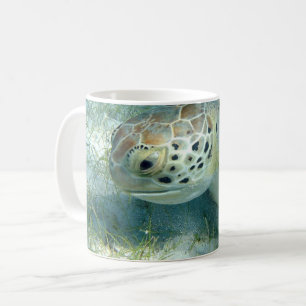 Green Sea Turtle, Sea Plants, Virgin Islands NP Coffee Mug
