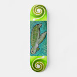 Green Sea Turtle Skateboard at Zazzle