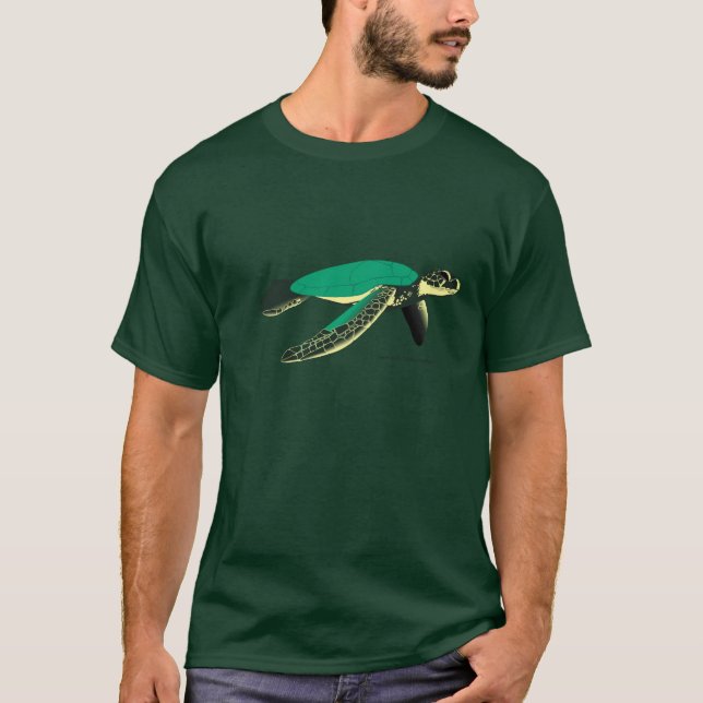 Green Sea Turtle T-Shirt (Front)