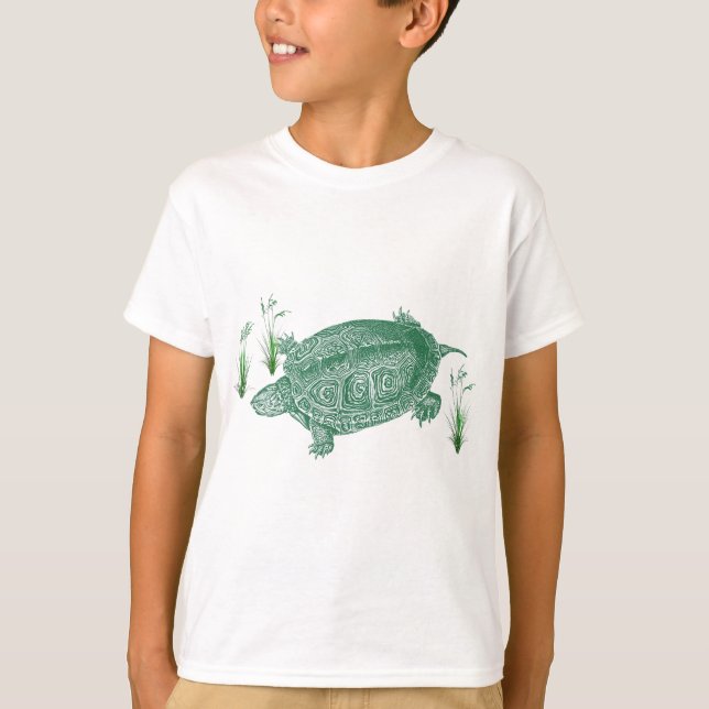 Green Sea Turtle T-Shirt (Front)