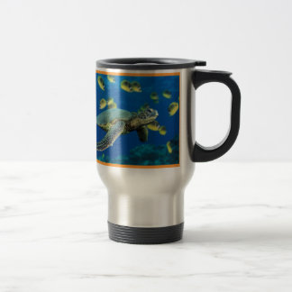 Green Sea Turtle Travel Mug