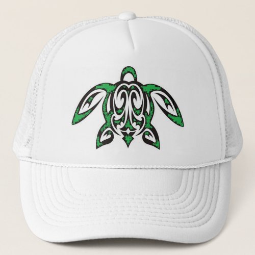 Green sea turtle trucker hat