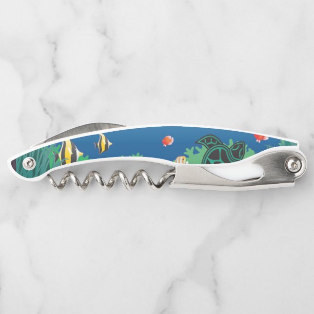 Green Sea Turtle Waiter's Corkscrew (Back)