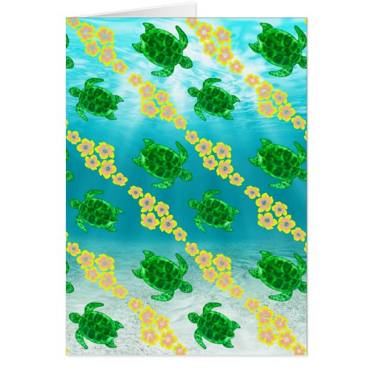 Green Sea Turtles Cards (Front)