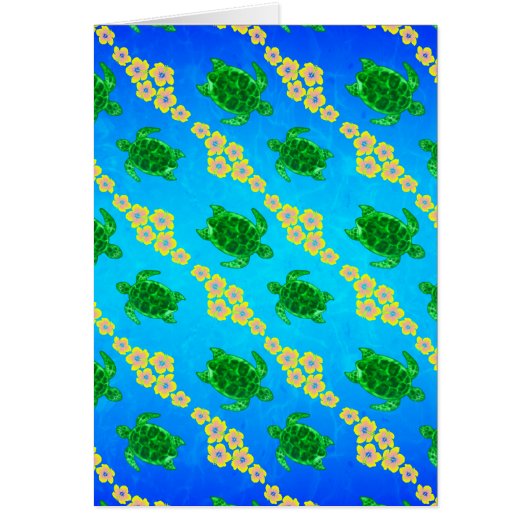 Green Sea Turtles Cards (Front)