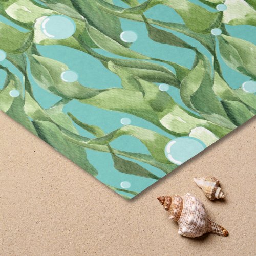 Green Seagrass Bubble Escape Tissue Paper