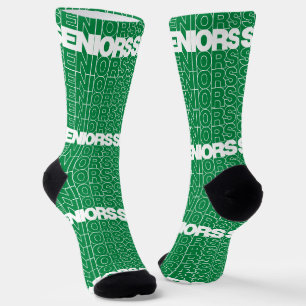 Green Seniors Seniors Seniors Socks