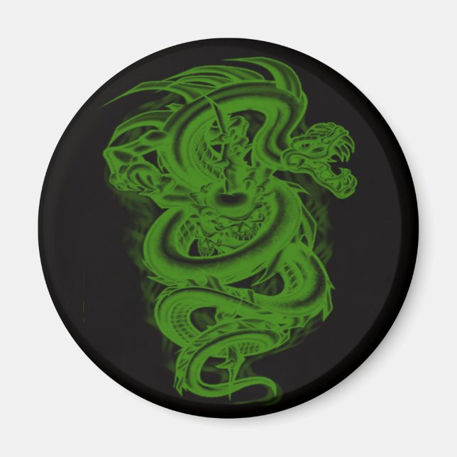 Green Serpent Magnet (Front)