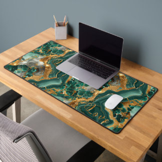 Green Serpentine Desk Mat