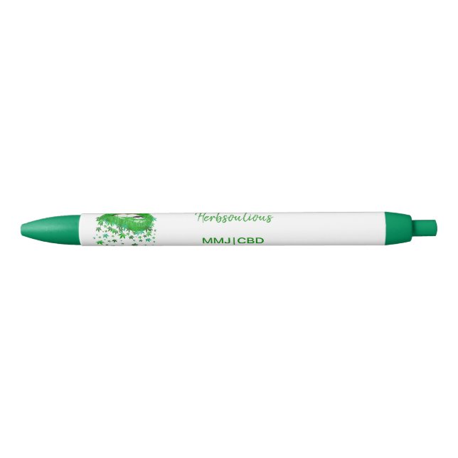 Green Sexy MMJ Lips Pen (Front)