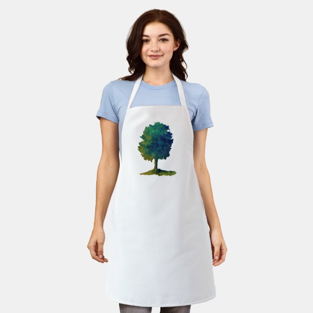 Green Shade Tree apron (Worn)