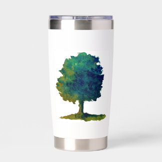 Green Shade Tree Insulated Tumbler
