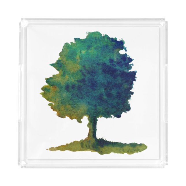 Green Shade Tree tray (Front)